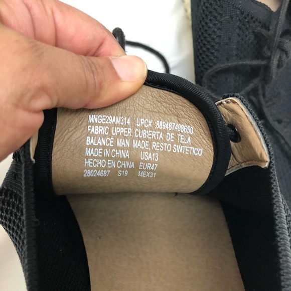 GEORGE MENS BLACK & BROWN LACE UP CASUAL FORMAL SHOES SIZE 13 MEMORY FOAM - Picture 8 of 15